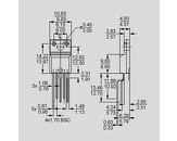Tranzistor močnostni Mosfet N-Ch dvojni 200V 9,1A 21W 0,1R TO220-5-Fullpa