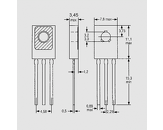 Tranzistor PNP 300V 0,5A 20W B:30-240 TO126