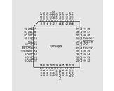 Mikrokontroler 2,7-5,5V ROMless -40/+85°C PLCC44