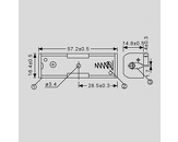 SN311PC Ohišje za baterije 1xMignon/PC pini