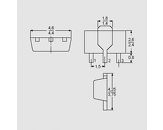 Tranzistor PNP 80V 1A 1,3W B:63-160 SOT223