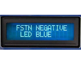 DEM08172SBH-PW-N Zaslon 8x1 STN modra LED-osvetlitev -20/+70°C