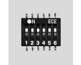 EHS108LT DIP stikalo SMD IC 8 pol