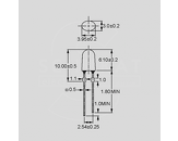EL3474A/Y3DB-AHK LED rumena ovalna 1125mcd 110/50°