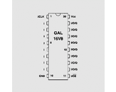 GAL16V8D-10LPN IC logičen za programiranje 75mA 10ns DIP20