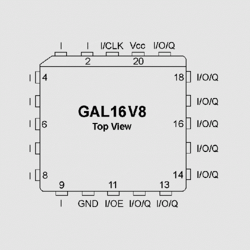 GAL16V8D-10LJN 